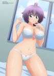 1girl big_breasts bikini enormous_breasts huge_breasts pubic_hair short_hair yukino_akaihi yukino_memories zel-sama