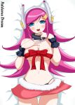  big_breasts breasts female kirby:_planet_robobot kirby_(series) patdarux ribbon solo susie susie_(kirby) tease 