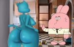  big_ass big_breasts huge_ass huge_breasts milf nicole_watterson richard_watterson the_amazing_world_of_gumball uncensored voluptuous 