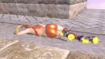 ass bathing_suit big_breasts lying samus_aran super_smash_bros. zero_suit_samus