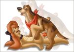  canine cash_(the_fox_and_the_hound) disney dixie_(the_fox_and_the_hound) doggy_position furry the_fox_and_the_hound vaginal 