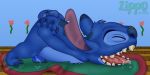   anal blue_fur blue_skin disney fingering yaoi lilo_and_stitch presenting stitch zippo  