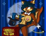  breast_grab breasts carmelita_fox catsprin fishnet furry operative274 operative274_(artist) sly_cooper sly_cooper_(series) 