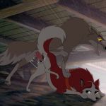  balto_(character) balto_(film) cum_inside dog doggy_position furry gif jenna_(balto) oha_(artist) panting vaginal 