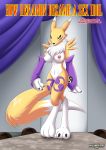 renamon from digimon by digihentai
