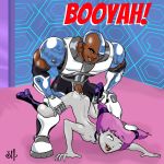  anal cyborg dark-skinned_male dark_skin dc dc_comics interracial jinx sealedhelm teen_titans 