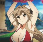 amagi_brilliant_park artist_request bikini breasts brown_hair sento_isuzu