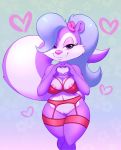 <3 1girl anthro big_tail bottomless breasts clothed clothing fifi_la_fume furry lingerie mammal mephitid nitro pussy skunk tiny_toon_adventures warner_brothers