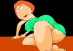 ass breasts family_guy lois_griffin shaved_pussy thighs torn_dress