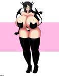 bavarell bavarell_(artist) big_breasts breasts cleavage female genderswap harry_james_potter harry_potter horns hotdreamer11 hotdreamer11_(artist) smile solo succubus tail wings