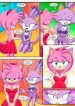 amy_rose blaze_the_cat burning_love mobius_unleashed palcomix yuri yuri_haven