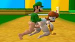  doggy_position gif luigi mxp1985 nintendo princess_daisy source_filmmaker super_mario_bros. tagme vaginal_penetration 