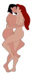 2_girls 2girls crossover disney disney_princess fa_mulan female_only kissing mulan nude princess_ariel tagme the_little_mermaid yuri