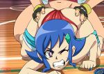 1girl all_fours beyblade beyblade_burst shasa_guten vaginal_penetration valt_aoi