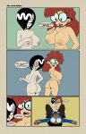 clyde_mcbride comic disney glasses goth_girl haiku_(the_loud_house) huge_ass huge_breasts lucy_loud nosebleed penelope_(the_loud_house) sideboob sonson-sensei the_loud_house yaboisonson