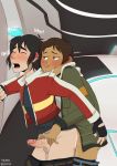 anal_sex black_hair blush brown_hair dripping_cum drooling gloves keith_(voltron_legendary_defender) keith_kogane lance_(voltron_legendary_defender) lance_mcclain penis penises voltron_legendary_defender yaoi