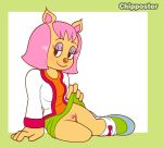 1girl chipposter nipples parappa_the_rapper parappa_the_rapper_(anime) paula_fox playstation pussy sony sony_corporation sony_interactive_entertainment um_jammer_lammy