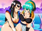  2_girls bulchi bulchi_(dragon_ball_fusion) bulma bulma_(dragon_ball_z) bulma_brief bulma_briefs chichi chichi_(dragon_ball_z) chilma chilma_(dragon_ball_fusion) dragon_ball dragon_ball_fusion dragon_ball_z female female_only fusion huge_breasts nala1588 