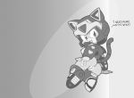 1girl 1girl 1girl anthro armor artist_name ass ass back cat eyelashes female_focus female_only furry hand_on_ass hand_on_hip helmet hotred is is_(artist) looking_at_viewer monochrome no_panties open_mouth polly_esther purple_eyes pussy pussy samurai_pizza_cats smile solo_focus tail text twitter_username web_address