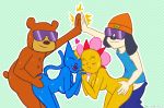  2_girls katy_kat nipples nude parappa parappa_the_rapper parappa_the_rapper_(anime) pj_berri pj_berri_no_mogu_mogu_munya_munya playstation sony sony_corporation sony_interactive_entertainment sunny_funny um_jammer_lammy vaginal_penetration 