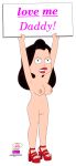  american_dad angry big_hair big_nipples black_hair classy_hayley edit gp375 gritted_teeth hayley_smith high_heels looking_at_viewer pov rompguy rompguylove 