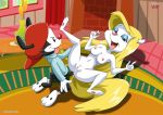 anal_sex animaniacs bbmbbf cum_in_ass cum_on_pussy fur34 fur34* legs_spread minerva_mink palcomix palcomix*vip palcomix_vip wakko_warner warner_brothers