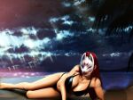  alluring beach bikini kitsune_mask kunimitsu kunimitsu_(tekken) kunoichi milf namco red_hair tekken tekken_1 tekken_2 tekken_tag_tournament tekken_tag_tournament_2 voluptuous xkalipso 