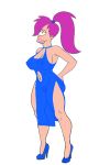  futurama nikisupostat see-through_dress tagme turanga_leela 