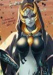  1girl 1girl alluring artist_request big_breasts female_only looking_at_viewer midna nintendo sakuya__996 the_legend_of_zelda twili_midna twilight_princess 