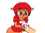 1girl ass gif lammy_lamb minus8 parappa_the_rapper parappa_the_rapper_(anime) pj_berri_no_mogu_mogu_munya_munya playstation pussy sony sony_corporation sony_interactive_entertainment um_jammer_lammy vaginal_penetration