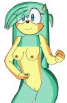  1girl bianca_the_hedgehog blue_eyes breasts edit fan_character green_fur green_hair hedgehog looking_at_viewer naked nipples nude pussy sega smile sonic_(series) sonic_fan_character sonic_fancharacter sonic_oc sonicgalaxy27 