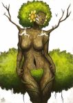 1girl art bush goddess tagme