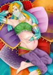  blonde_hair blue_eyes link mpreg pointy_ears pregnant silkyomega the_legend_of_zelda 