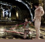 1boy 1girl 3d 3d_(artwork) abs alluring clothed_female_nude_male cum kilik male male/female naginata nude panties penis ratounador seong_mi-na soul_calibur soul_calibur_ii soul_calibur_iii soul_calibur_vi straight uncensored voluptuous xnalara