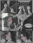  blush canon_couple comics kylo_ren pulling_pants_down rey_(star_wars) 