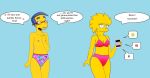 crossdressing lisa_simpson milhouse_van_houten panties the_simpsons