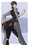  ass ass_grab assassin&#039;s_creed axel-rosered big_ass black_hair headphones rebecca_crane 