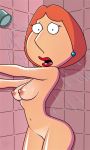 ass badbrains breasts family_guy lois_griffin nipples nude shower tan_line