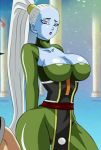 1girl anime breasts cleavage dragon_ball female_only huge_breasts vados wide_hips