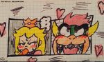 ... annoyed blushing bowser fellatio hearts hentai nintendo perverso_deconocido princess_peach questionable_consent super_mario_bros.