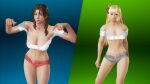 2_girls alluring castledragonh crop_top emilie_de_rochefort flower_in_hair julia_chang lili_(tekken) lili_rochefort mod namco short_shorts tekken tekken_3 tekken_4 tekken_5_dark_resurrection tekken_7 tekken_tag_tournament tekken_tag_tournament_2