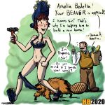  1girl amelia_bedelia amelia_bedelia_(series) beaver bottomless hentai_boy human mr._rogers_(amelia_bedelia) pussy 