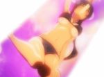 1girl bouncing_breasts erect_nipples female_only gif homura_(senran_kagura) huge_breasts nipple_bulge popsicle senran_kagura sexually_suggestive tan_line