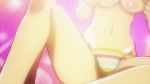 1girl asuka_(senran_kagura) big_breasts breasts female female_only gif senran_kagura small_shirt tight_clothing underboob