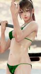  alluring bikini infinite_azure insanely_hot katana kazuhiroclove kunimitsu_ii kunoichi namco posing salar_de_uyuni tekken tekken_7 watermelon_bikini 