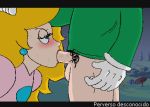 fellatio hand_on_head hotel_mario luigi mario_(series) nintendo perverso_deconocido phillips_cdi princess_peach super_mario_bros.