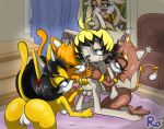  1boy 1girl 3_girls 5_toes all_fours anthro anus archie_comics ass ass_up balls bedroom big_ass black_hair black_nose blonde_hair blue_eyes breasts brown_fur brown_hair cabbyyuki cat cat_ears cat_tail chess_longtail chest_tuft doggy_position dusky_the_cat erection fan_character feline fellatio fighting_vipers foursome gold_the_tenrec grabbing green_eyes grey_balls grey_fur grey_penis groping group hair_ornament hairband harem honey_the_cat jerboa kneel licking long_tail male multiple_females multiple_girls netko99 one_eye_closed open_mouth orange_fur orange_hair original original_character penis penis_grab penis_lick poster presenting presenting_anus presenting_hindquarters presenting_pussy purple_eyes pussy raianonzika ring ringa_the_cat ringed_tail rodent saliva seductive sega sideboob signature smile sonic_(series) sonic_fan_character sonic_fancharacter sonic_the_fighters straight tail teamwork tenrec toes tongue tongue_out tuft two_tone_hair vein veiny_penis watermark yellow_fur zerbukii_(artist) 