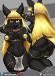 1girl anthro anubian_jackal anubis ass breasts burgerkiss canid canine canis clothing deity egyptian_mythology furry genitals jackal loincloth mammal middle_eastern_mythology mythology pussy