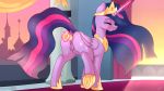  1girl alicorn anal anal_insertion anal_plug anus ass blush closed_eyes cutie_mark female female_only friendship_is_magic horn my_little_pony nude pony princess_twilight_sparkle_(mlp) pussy pussy_juice ratofdrawn ratofponi sex_toy solo standing tail telekinesis twilight_sparkle twilight_sparkle_(mlp) vaginal_juices wings 