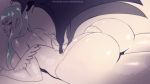  1girl ass darkstalkers female_only gif huge_ass morrigan_aensland orange-peel 